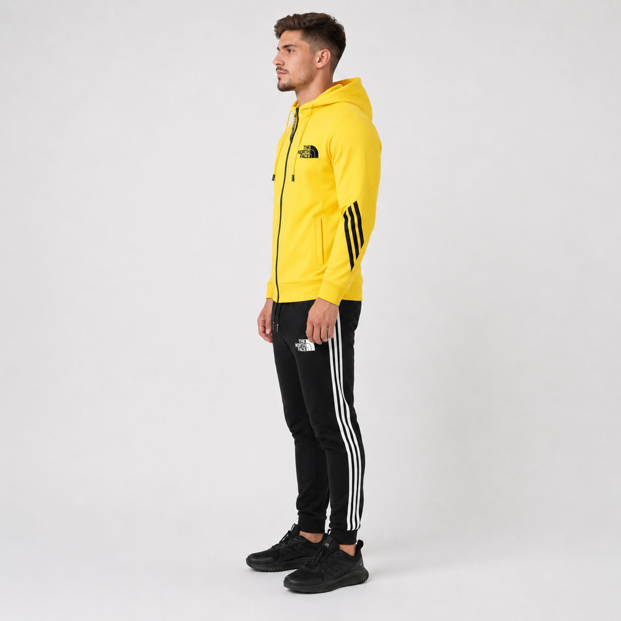 Pantalón jogger negro con logo TNF